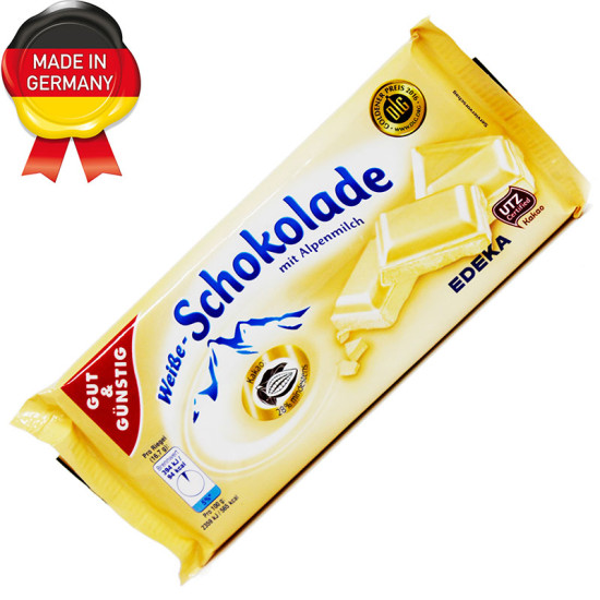 WeiBe-Schokolade mit Alpenmilch Шоколад 