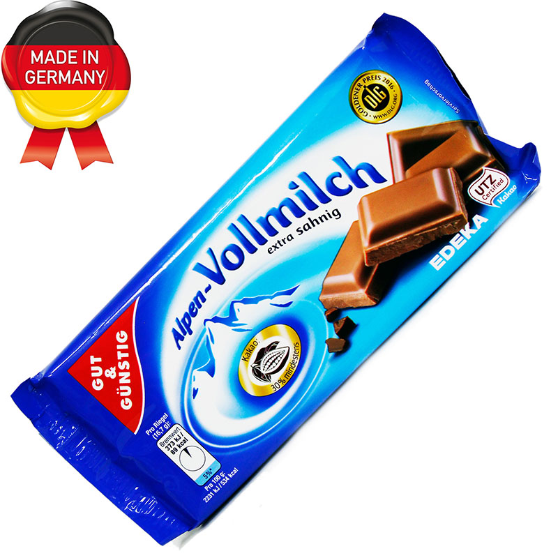 Alpen-Vollmilch extra sahnig Шоколад 