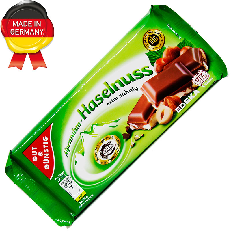 Alpenrahm-Haselnuss extra sahnig Шоколад 