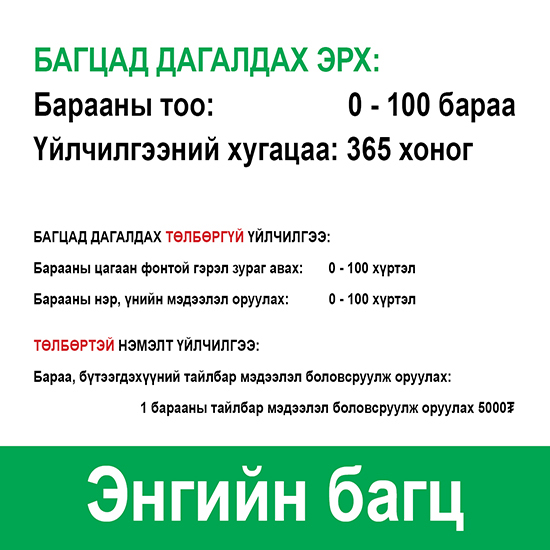 ЭНГИЙН ГИШҮҮНЧЛЭЛИЙН БАГЦ