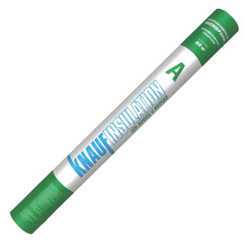 КНАУФ - Greenterm A Салхи, чийг тусгаарлагч мембран 60м.кв/рулон