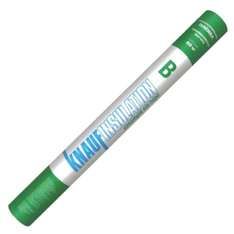 КНАУФ - Greenterm B Уур, ус тусгаарлагч плёнк 60м.кв/рулон